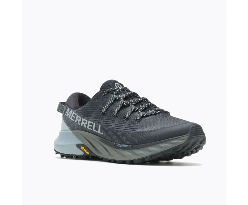 Merrell Agility Peak 4 Men's Trail Running Shoes Black | 2759-IUJSY