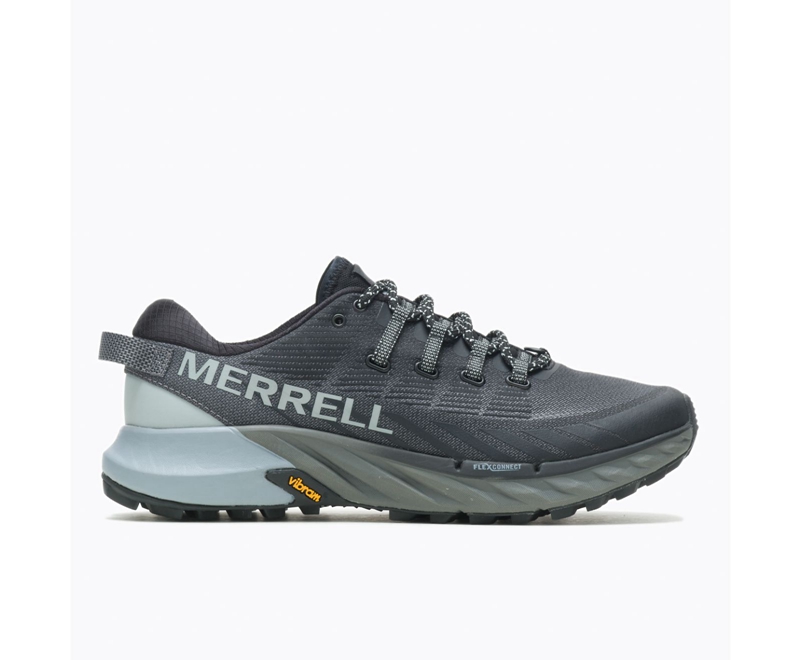 Merrell Agility Peak 4 Men\'s Trail Running Shoes Black | 2759-IUJSY