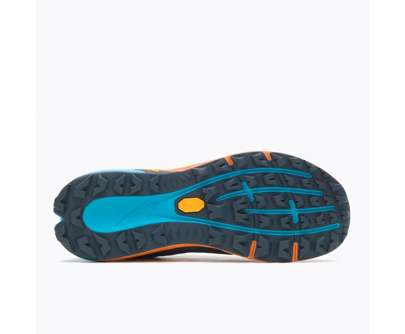 Merrell Agility Peak 4 Men's Trail Running Shoes Blue | 3104-GBLIE