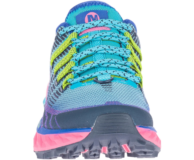 Merrell Agility Peak 4 Women's Trail Running Shoes Turquoise | 4985-KUONA