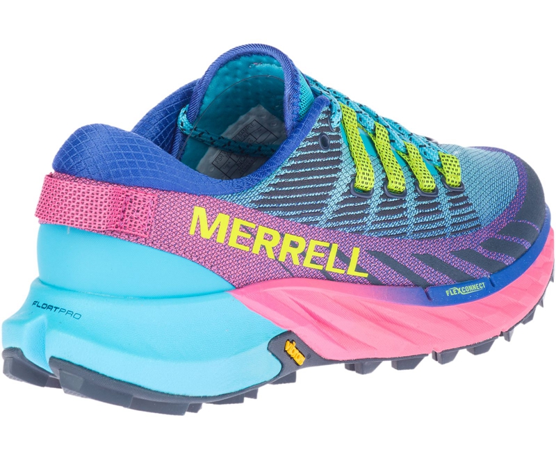 Merrell Agility Peak 4 Women's Trail Running Shoes Turquoise | 4985-KUONA