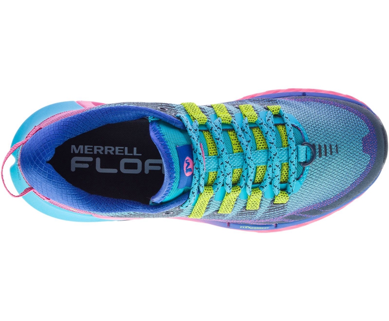 Merrell Agility Peak 4 Women's Trail Running Shoes Turquoise | 4985-KUONA