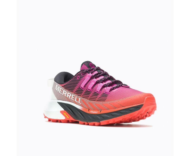 Merrell Agility Peak 4 Women's Trail Running Shoes Fuchsia | 9517-WMYXQ