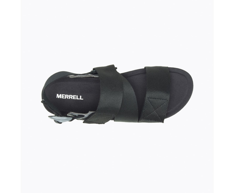 Merrell Alpine Cush Backstrap Women's Sandals Black | 8539-BLAXR