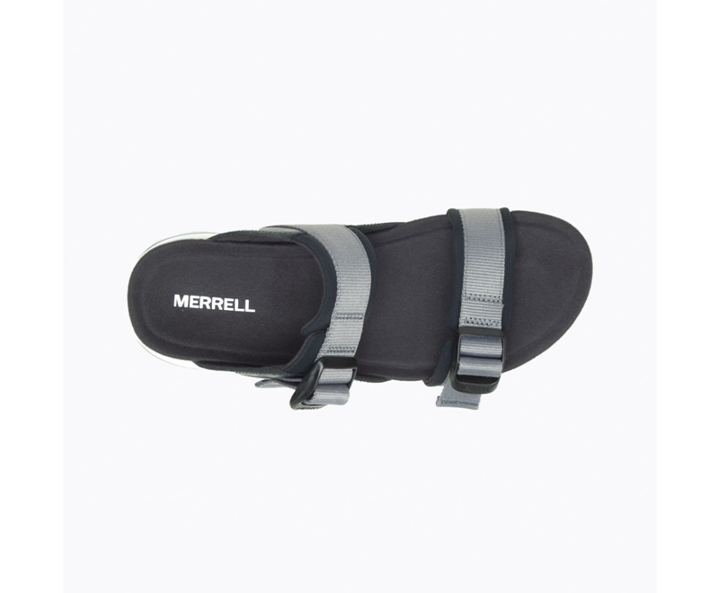 Merrell Alpine Cush Slide Women's Sandals Black | 0837-GNWOR