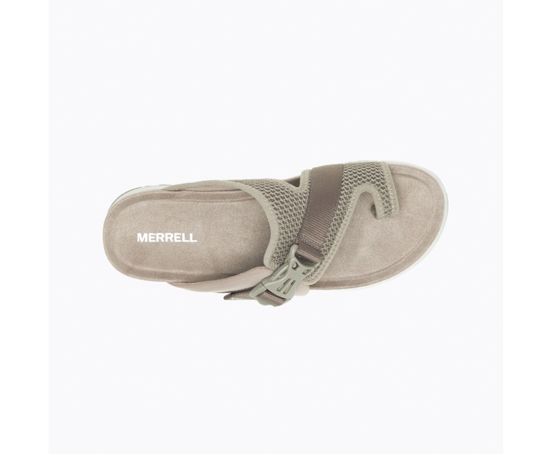 Merrell Alpine Cush Wrap Women's Sandals Coffee | 1728-NUEQP