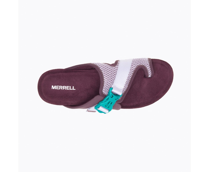 Merrell Alpine Cush Wrap Women's Sandals Burgundy | 6310-KSITW