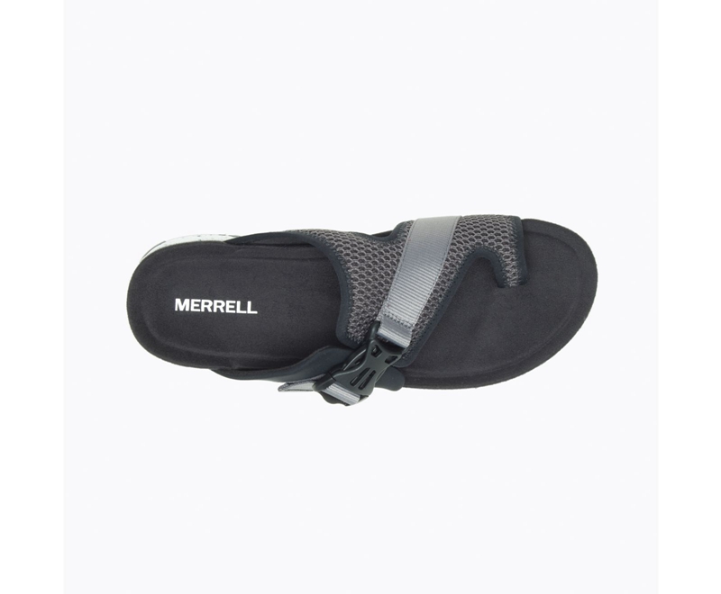 Merrell Alpine Cush Wrap Women's Sandals Black | 9417-ZSGHR