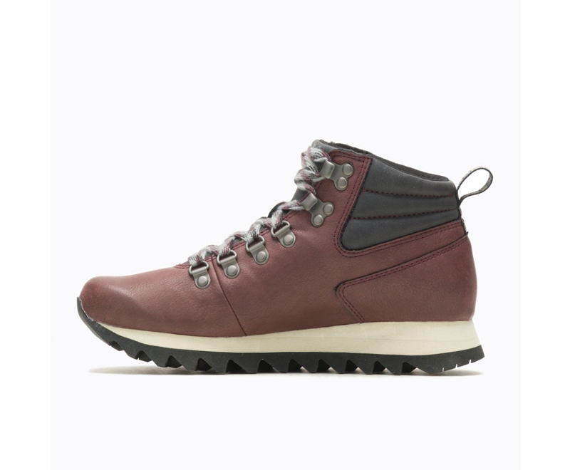 Merrell Alpine Hiker Women's Hiking Boots Burgundy | 4081-SYZGN