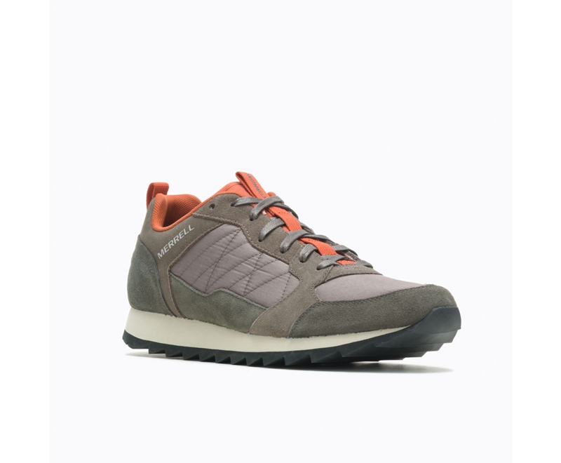 Merrell Alpine Men's Sneakers Olive | 6821-VAHBP