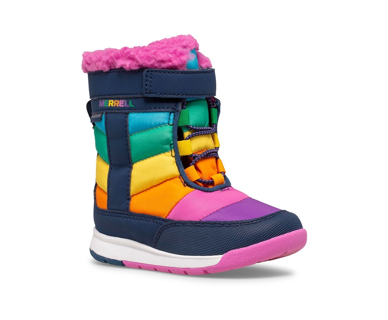 Merrell Alpine Puffer Jr. Kids' Winter Boots Multicolor | 5648-XEHUL