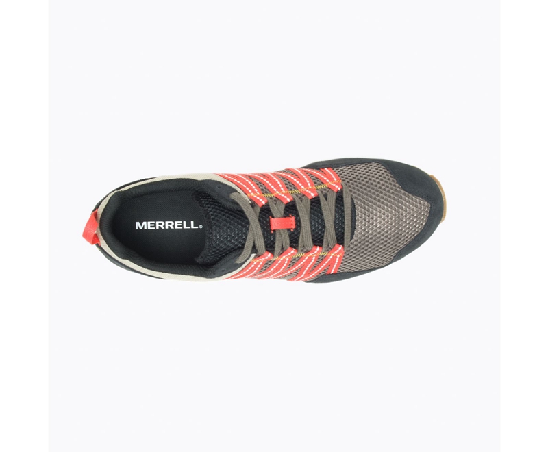 Merrell Alpine Sport Men's Sneakers Black / Red | 3160-IQOXS