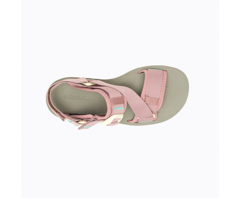 Merrell Alpine Strap Women's Sandals Pink | 4021-GNHUV