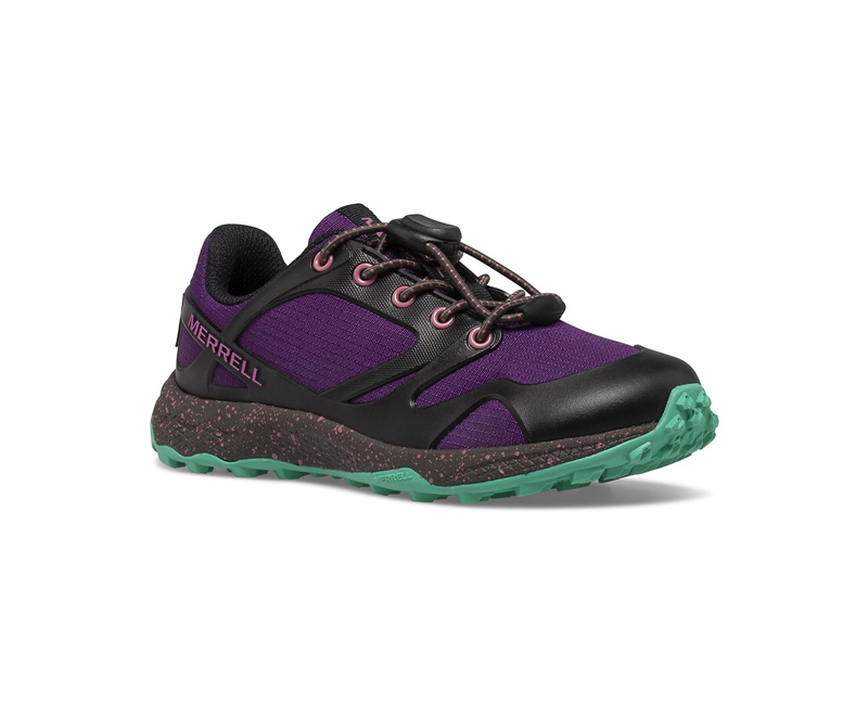 Merrell Altalight Low A/C Kids' Hiking Shoes Purple | 7106-CZTKL