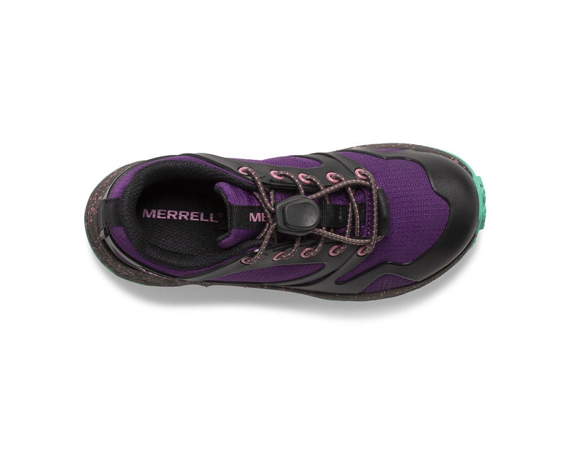 Merrell Altalight Low A/C Kids' Hiking Shoes Purple | 7106-CZTKL