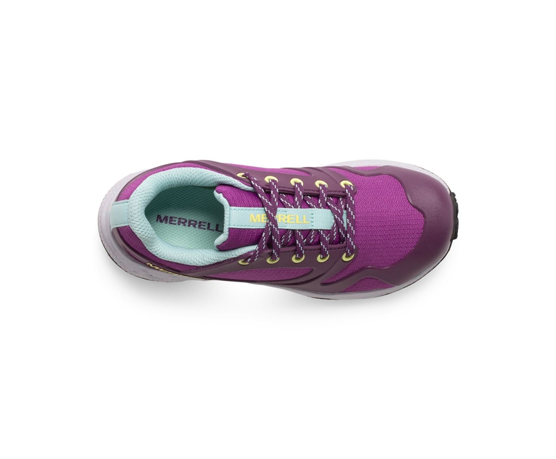 Merrell Altalight Low Kids' Hiking Shoes Purple | 0258-QUVTD