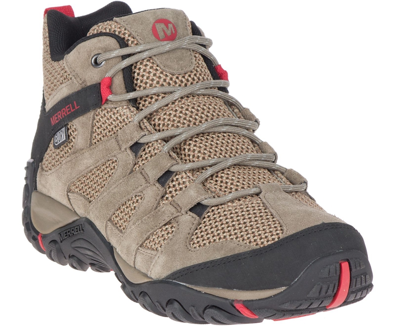 Merrell Alverstone Mid Men's Hiking Boots Grey | 9216-SBKUT