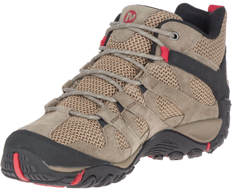 Merrell Alverstone Mid Men's Hiking Boots Grey | 9216-SBKUT