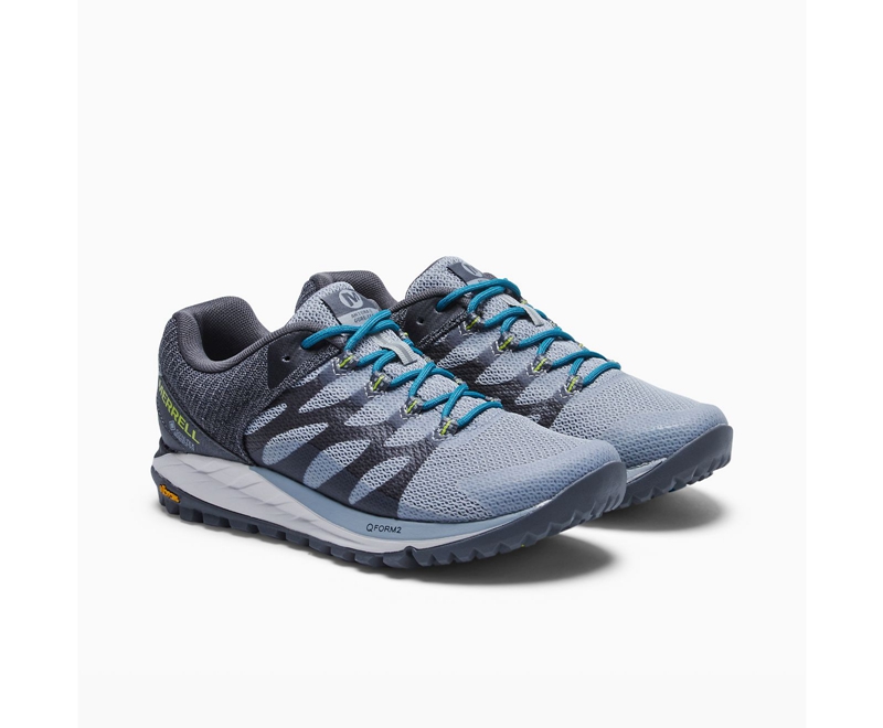 Merrell Antora 2 GORE-TEX® Wide Width Women's Trail Running Shoes Deep Grey | 5408-AGWZI