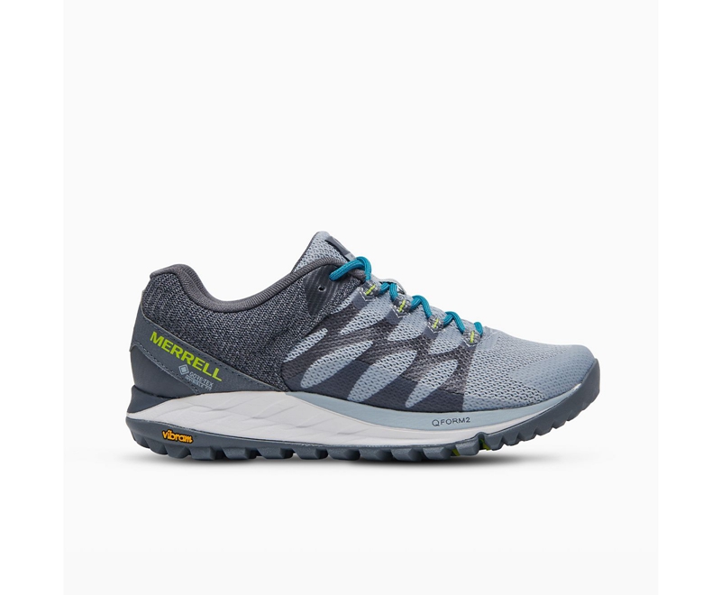 Merrell Antora 2 GORE-TEX® Women\'s Trail Running Shoes Deep Grey | 1253-XYMGL