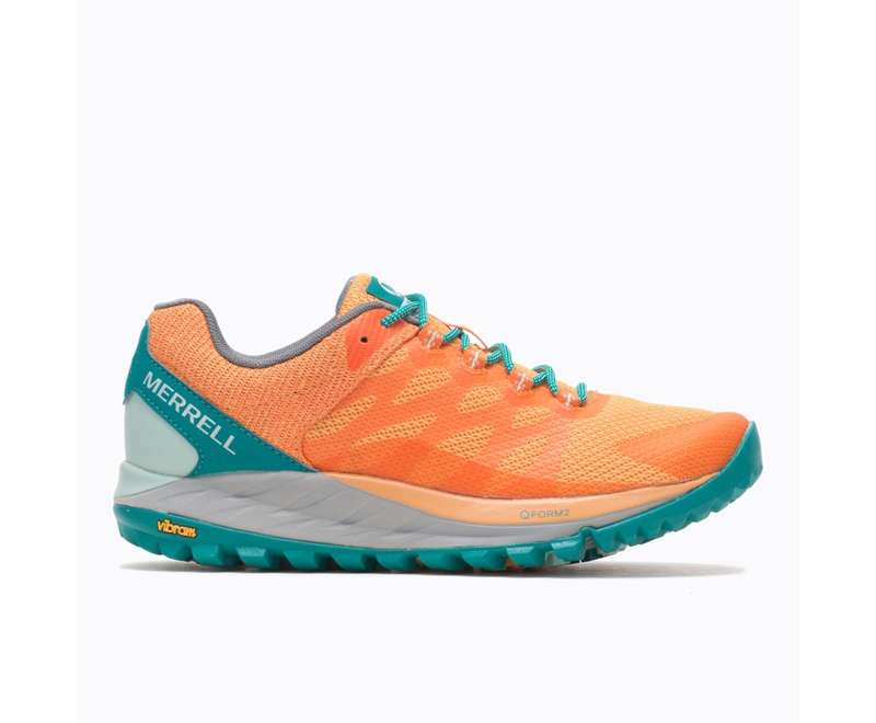 Merrell Antora 2 Women\'s Trail Running Shoes Orange | 6584-CXHUQ