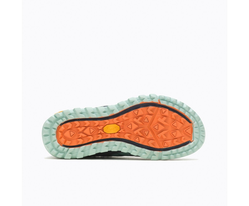 Merrell Antora Moc X See America Women's Slip Ons Turquoise | 6890-GXKLV