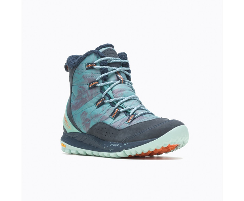 Merrell Antora X See America Women's Hiking Boots Turquoise | 3870-NKXDQ