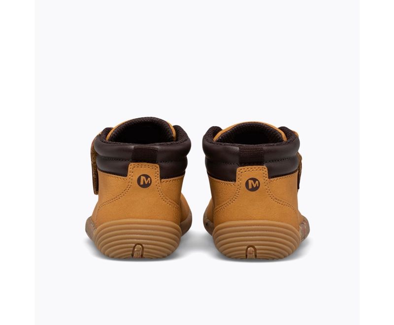 Merrell Bare Steps 2.0 Kids' Winter Boots Brown | 1596-YJQPD