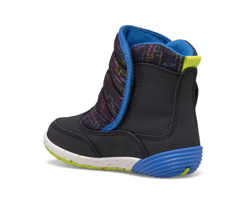 Merrell Bare Steps Puffer Kids' Work Boots Blue | 3140-PVHMB