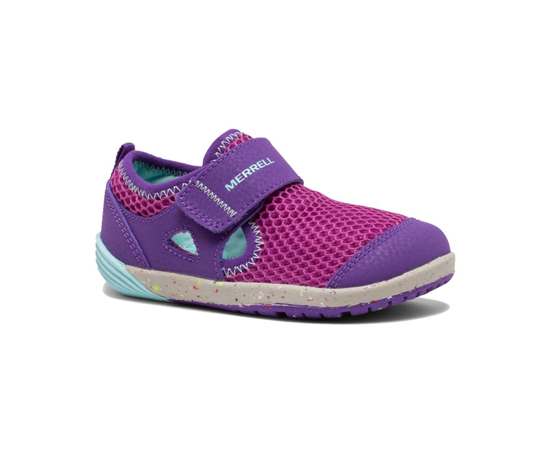 Merrell Bare Steps® H2O Kids' Sneakers Purple / Turquoise | 8549-COKDR