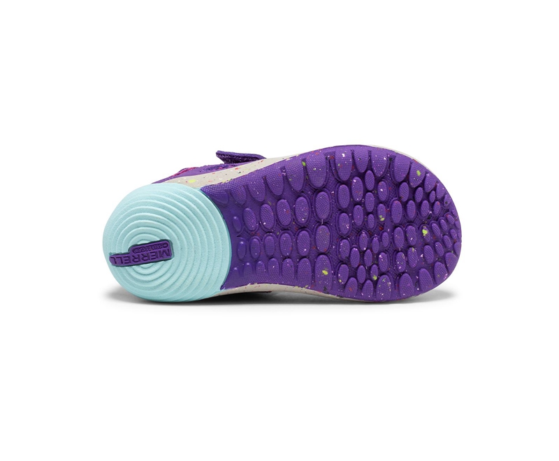 Merrell Bare Steps® H2O Kids' Sneakers Purple / Turquoise | 8549-COKDR