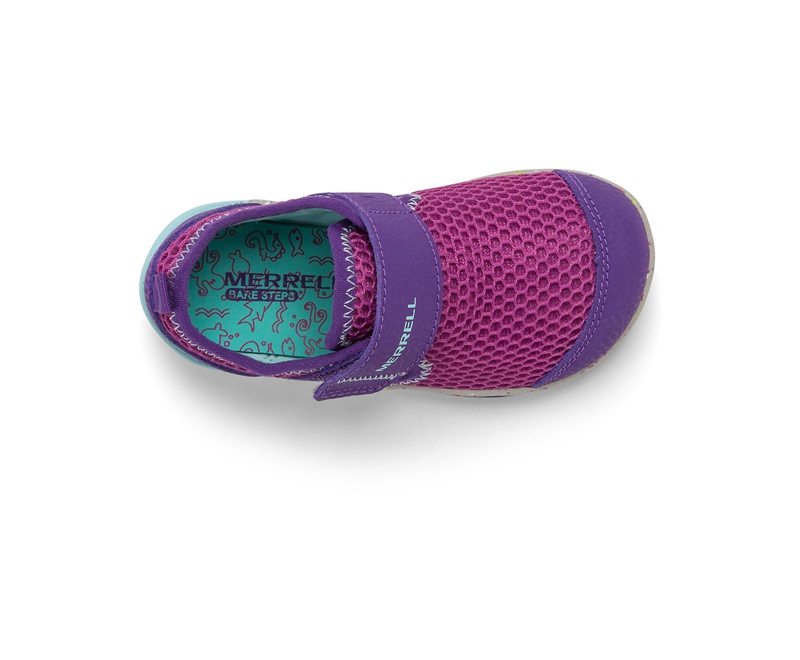 Merrell Bare Steps® H2O Kids' Sneakers Purple / Turquoise | 8549-COKDR