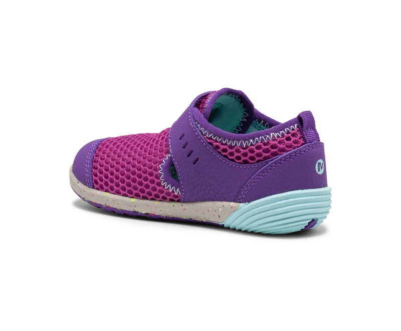 Merrell Bare Steps® H2O Kids' Sneakers Purple / Turquoise | 8549-COKDR