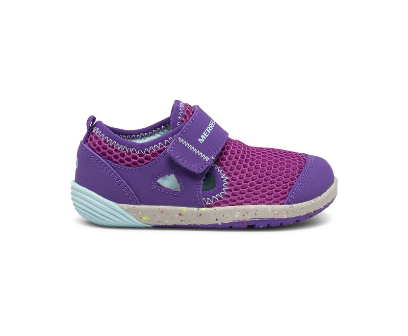 Merrell Bare Steps® H2O Kids' Sneakers Purple / Turquoise | 8549-COKDR