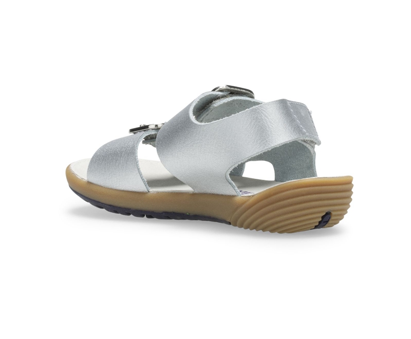 Merrell Bare Steps® Kids' Sandals Silver | 1638-MBPJC