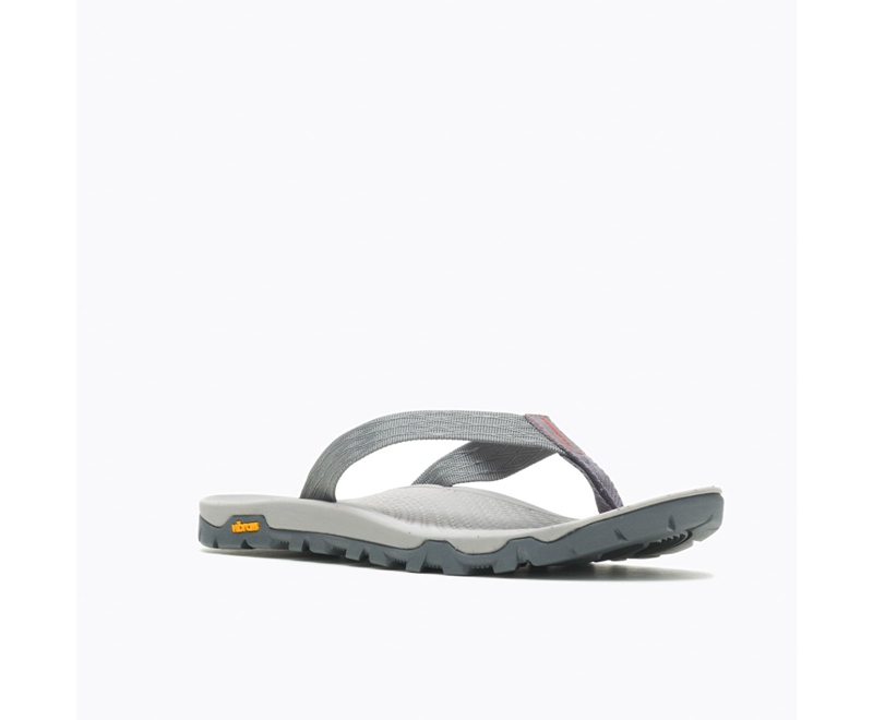 Merrell Breakwater Flip Men's Flip Flops Grey | 5640-QJGTM