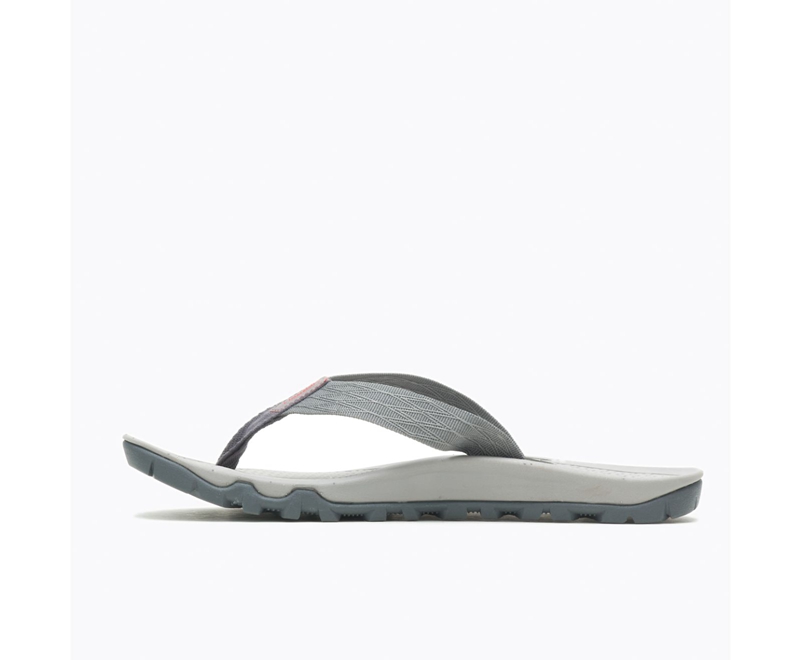 Merrell Breakwater Flip Men's Flip Flops Grey | 5640-QJGTM