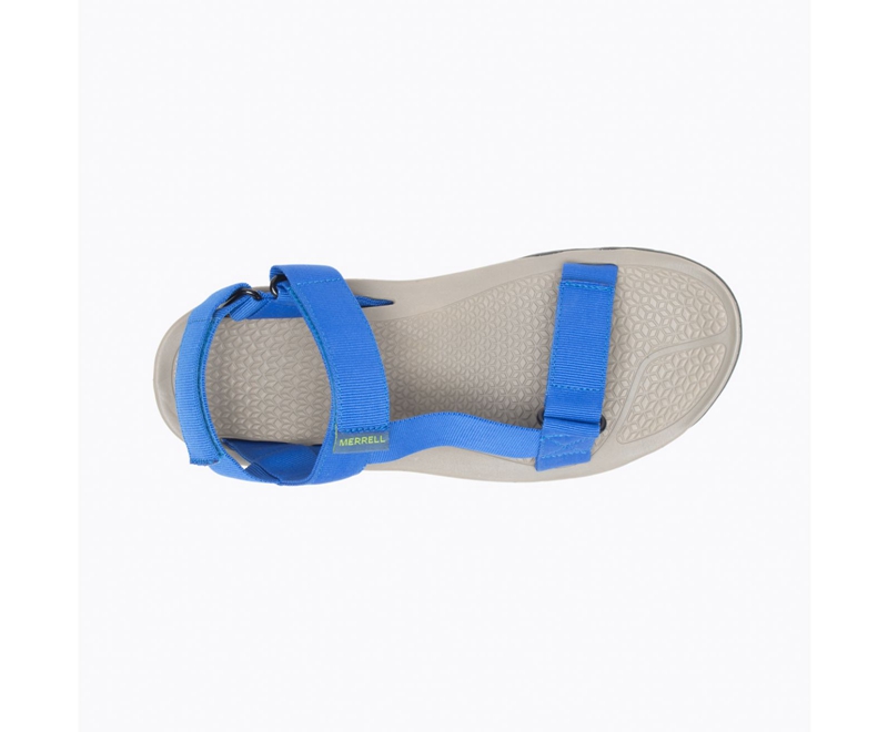 Merrell Breakwater Strap Men's Hiking Sandals Blue | 5963-JZRPS