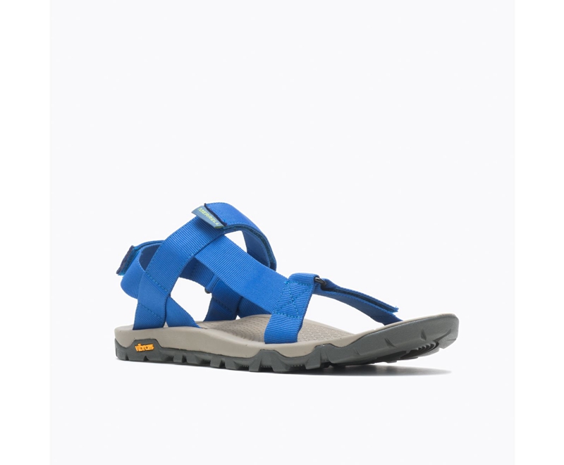 Merrell Breakwater Strap Men's Hiking Sandals Blue | 5963-JZRPS