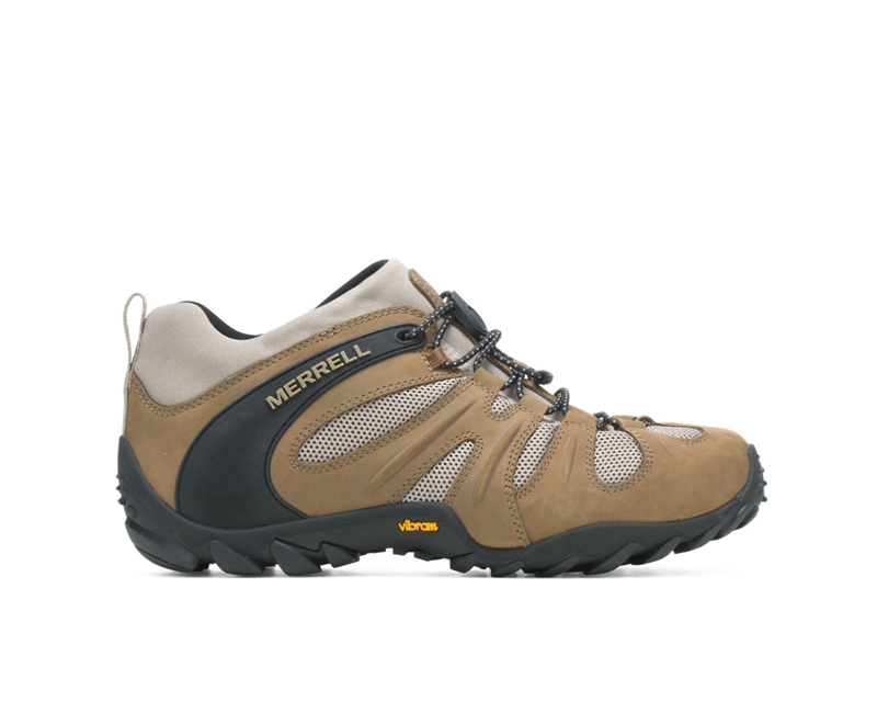 Merrell Chameleon 8 Stretch Men\'s Hiking Shoes Brown | 0746-ZCIRS