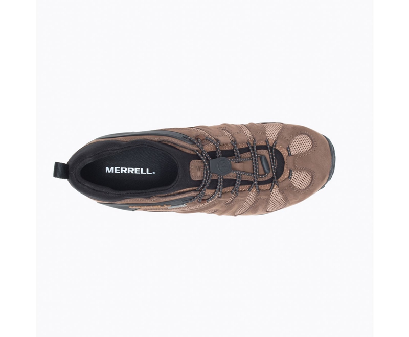 Merrell Chameleon 8 Stretch Men's Hiking Shoes Brown | 5327-WUZIO