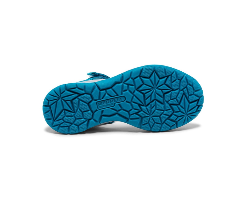 Merrell Dragonfly Kids' Sandals Turquoise | 6309-ONHER