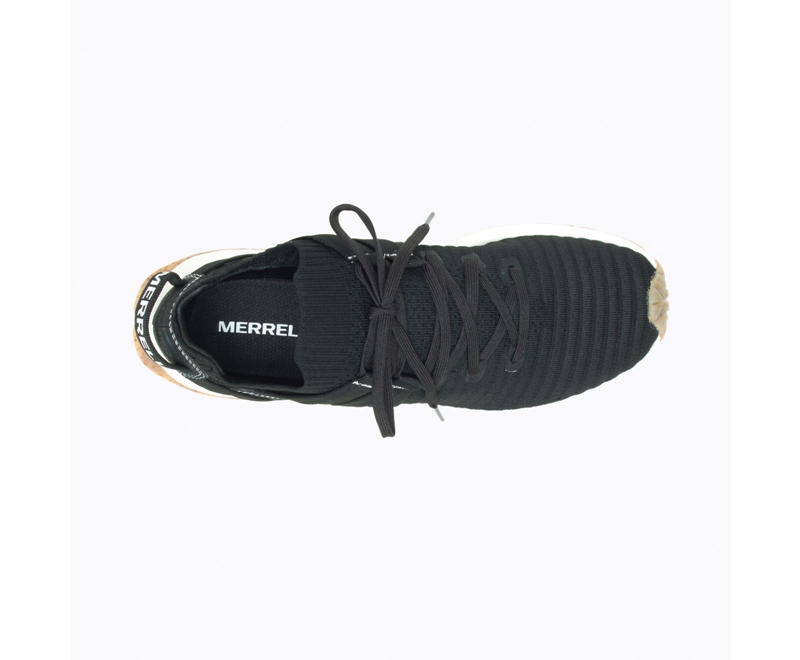 Merrell Embark Lace Eco Dye Men's Sneakers Black / White | 4791-OGTHB