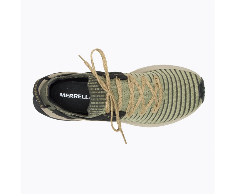 Merrell Embark Lace Wide Width Men's Sneakers Olive | 3284-XAGSF