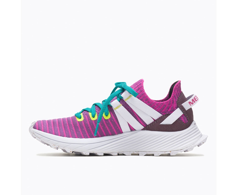 Merrell Embark Lace Women's Sneakers Fuchsia | 0529-CSDYE