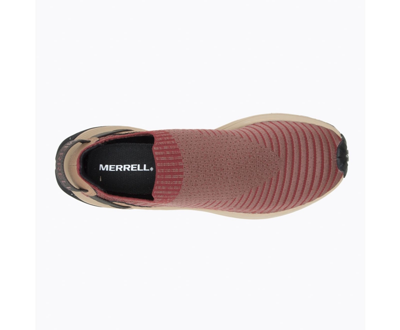 Merrell Embark Moc Men's Slip Ons Dark Red / Brown | 2941-XUIYH