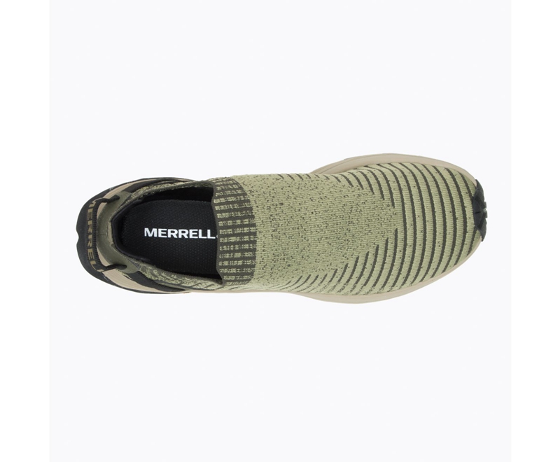 Merrell Embark Moc Wide Width Men's Slip Ons Olive | 2760-FTBYD