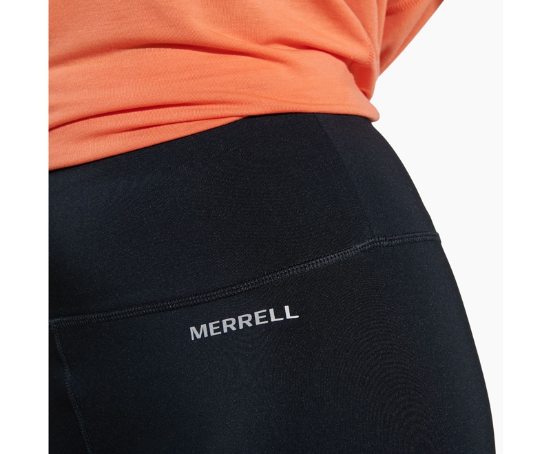 Merrell Ever Move Capri Women's Pants Black | 5936-UMEKN