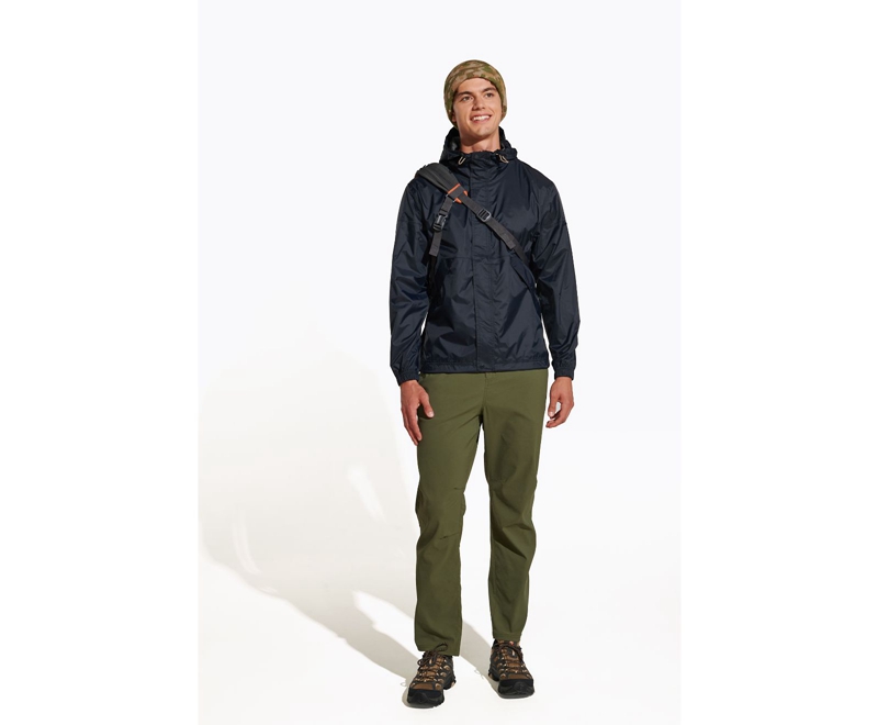 Merrell Fallon Rain Shell Men's Jackets Black | 7923-ZWEVM