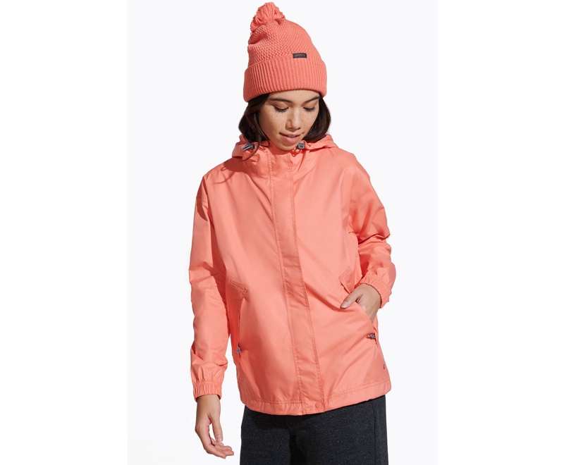 Merrell Fallon Rain Women\'s Jackets Coral | 8167-JGBQH